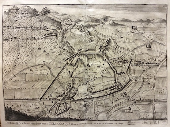 Mortier Pierre (1661-1711) Bergamo. Ville des Venitiens dans le Bergamasque 1704 Amsterdam